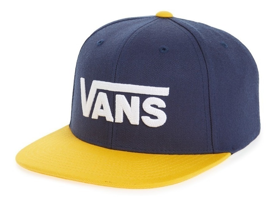 Gorra Vans Unisex Azul Amarillo Drop V Ii Snapb Vn0a36orpir