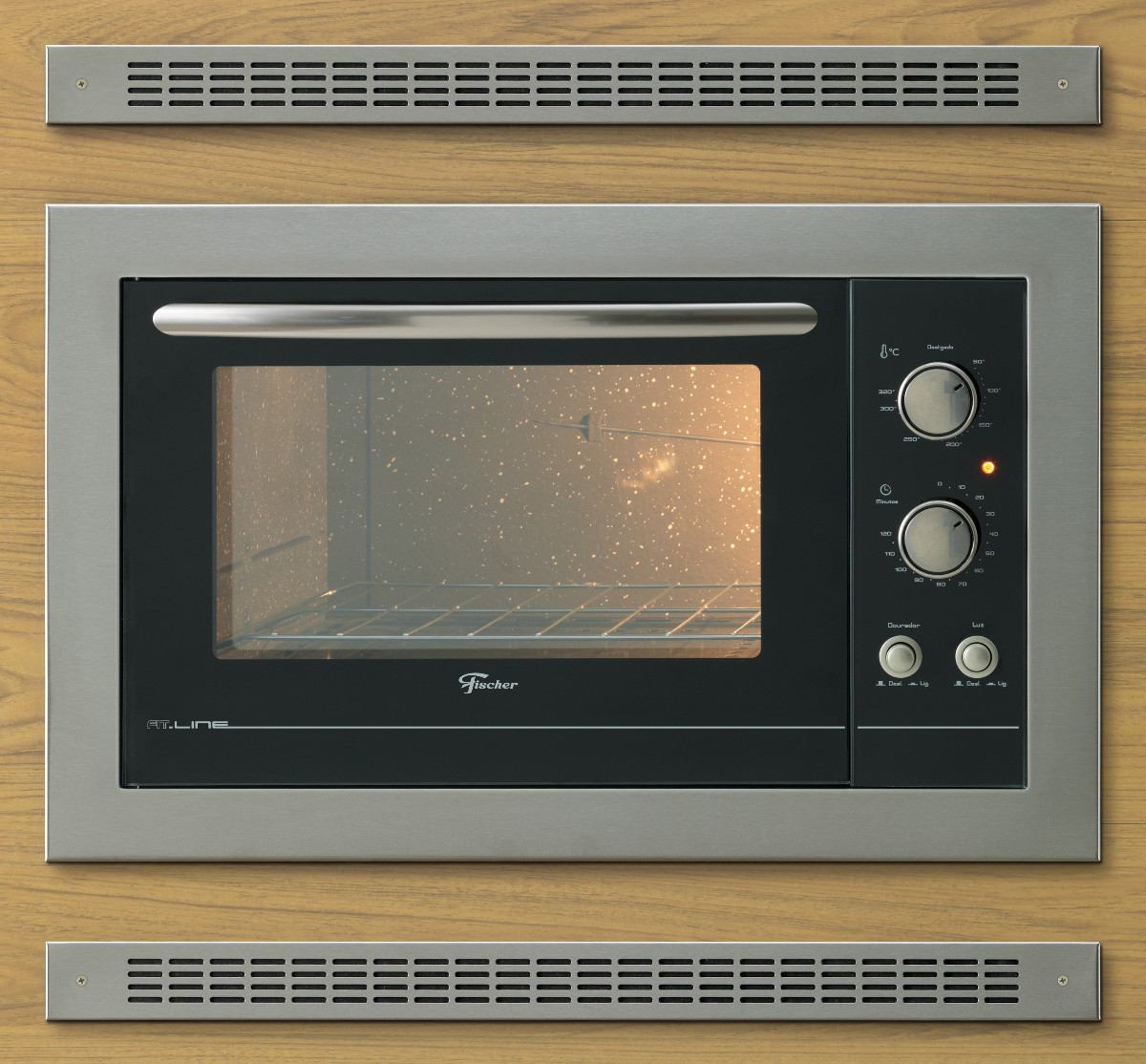 Grade De Ventilação Inox Para Forno De Embutir - Par 66 Cm