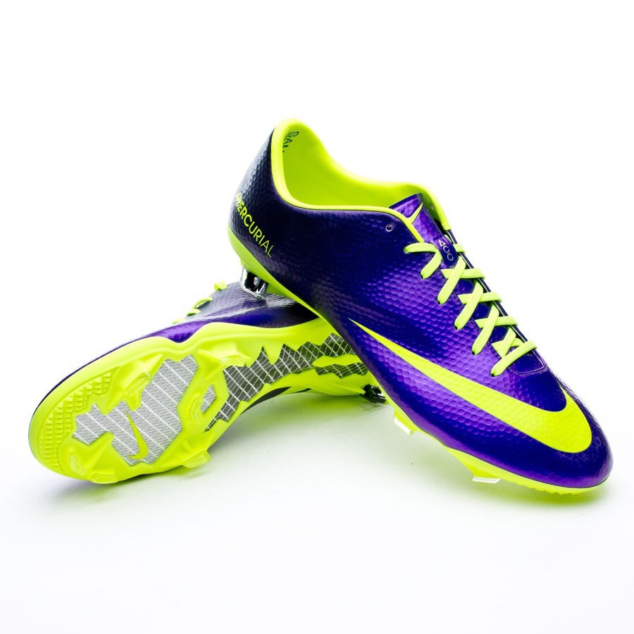 botines nike mercurial violetas