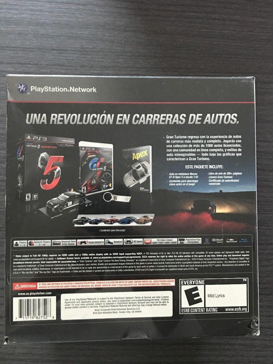 Gran Turismo 5 - Collector´s Edition Ps3 Nuevo Y Sellado! - $ 1,990.00 en Mercado Libre