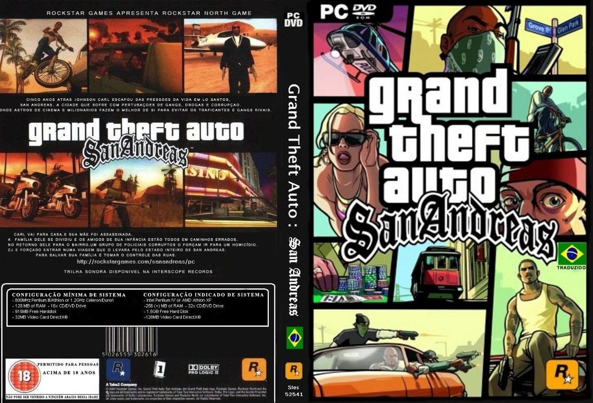 Grand Theft Auto San Andreas Datos Descargar Pc Gratis Completo ...