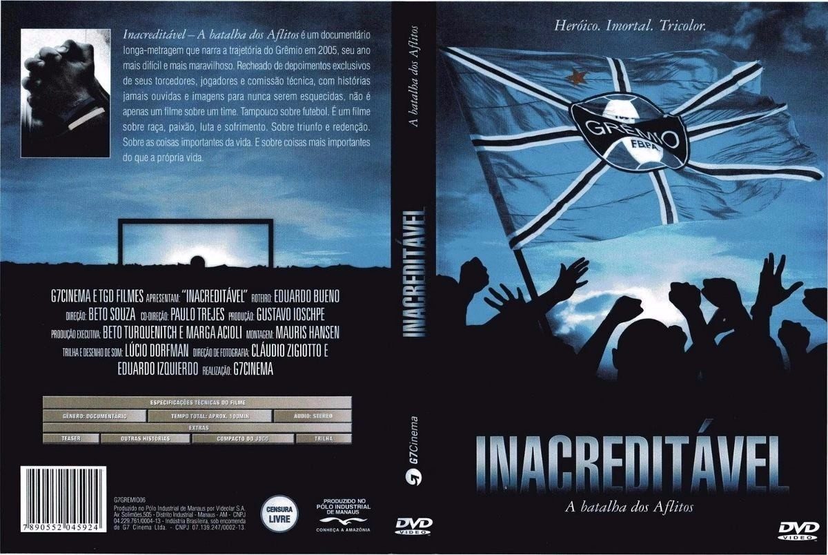 dvd inacreditavel gremio