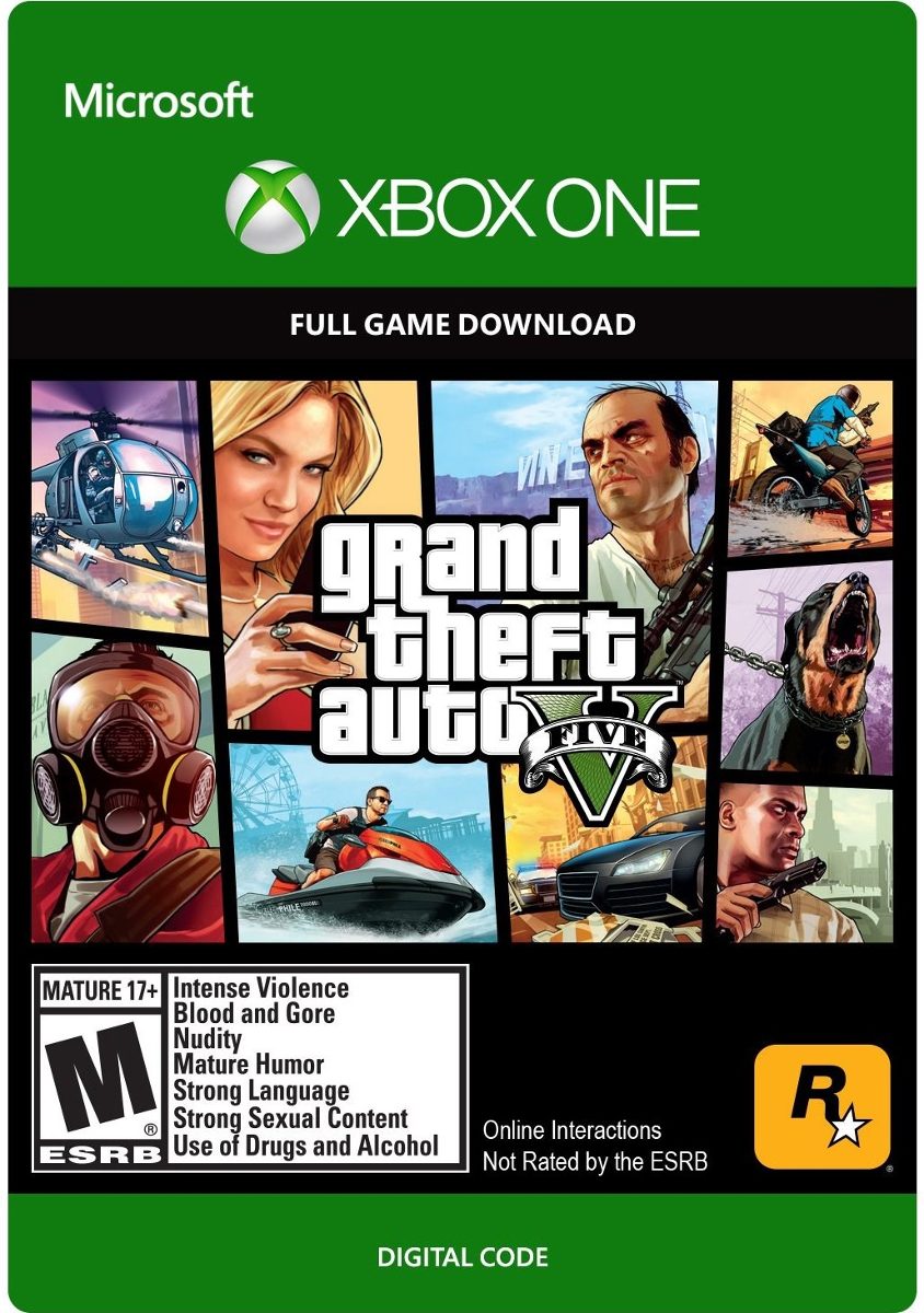 Gta 5 Grand Theft Auto V Gta5 - Xbox One -digital Code ...