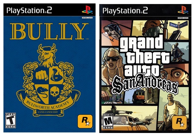 Gta E Bully Ps2 Patch  Kit Dois Jogos Com Encarte  R$ 20,99 em