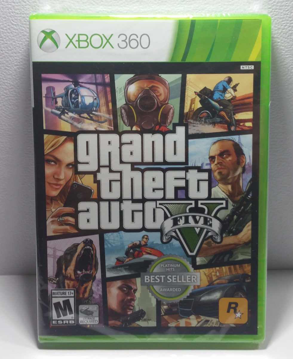 Gta Grand Theft Auto V 5 Xbox 360 Nuevo Sellado Envío ...