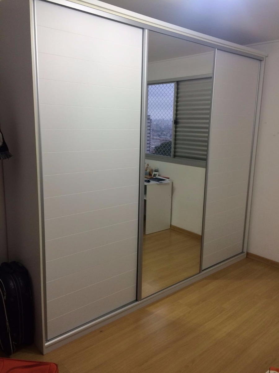 Guarda Roupa Tok&stok Plan Frizz 3 Portas Branco Com Espelho R$ 1 500,00 em Mercado Livre Adesivo De Mesversario Para Imprimir ~ Guarda Roupa Tok&stok Plan Frizz 3 Portas Branco Com Espelho R$ 1 500,00 em Mercado Livre