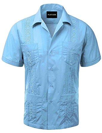 camisas guayaberas para hombres