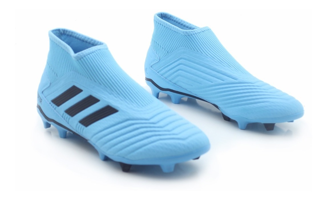 Guayos adidas Predator 19.3 Azul Sin Cordones Originales - $ 229.900 en  Mercado Libre