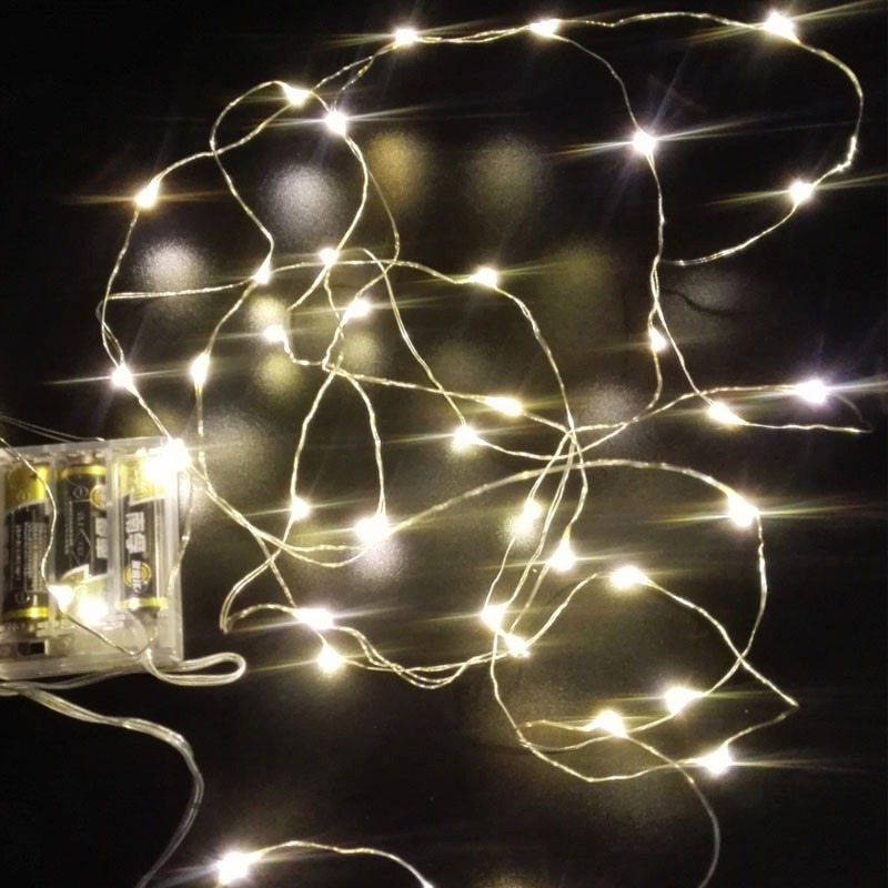 Guia De Mini Luces Led X 30 3m Decoración Luciernagas A Pila - $ 209,00