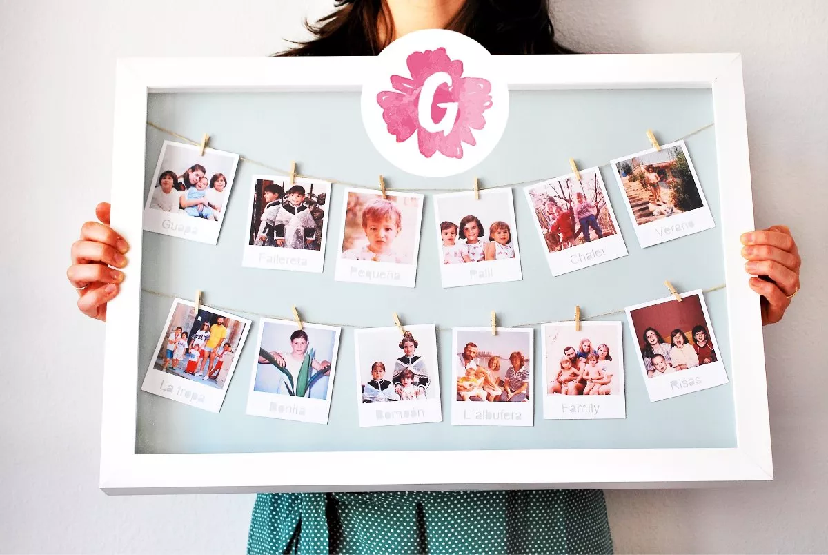 Featured image of post Decoracion Cuadro Con Fotos Polaroid Remember the days of the polaroid