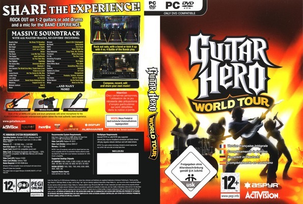 guitar hero world tour for pc