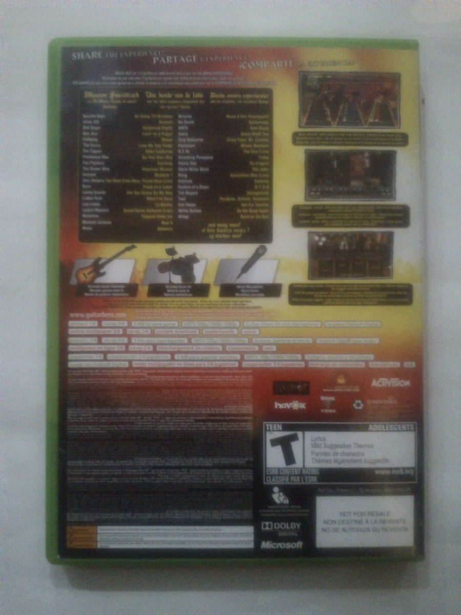 guitar hero world tour guitar only xbox 360 guitar hero world tour guitar only xbox 360