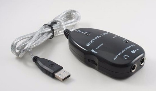 Guitar Link Adaptador P10 Para Usb Guitarra Baixo Violão - R$ 58,30 em Mercado Livre