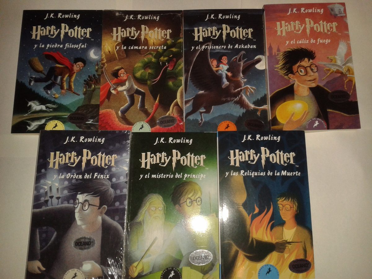 Harry Potter Libros 1 A 7 Portada Suave J. K. Rowling Dhl