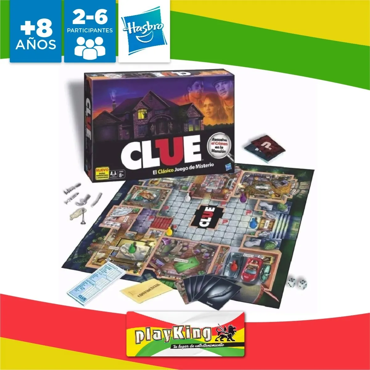juego clue hasbro