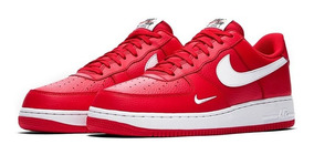 air force one rojos gamuza