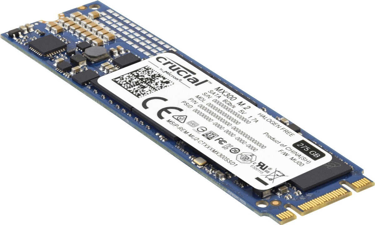 Hd Ssd M.2 M2 Sata Crucial Mx300 275gb 2280 Ct275mx300ssd4 - R$ 521,95