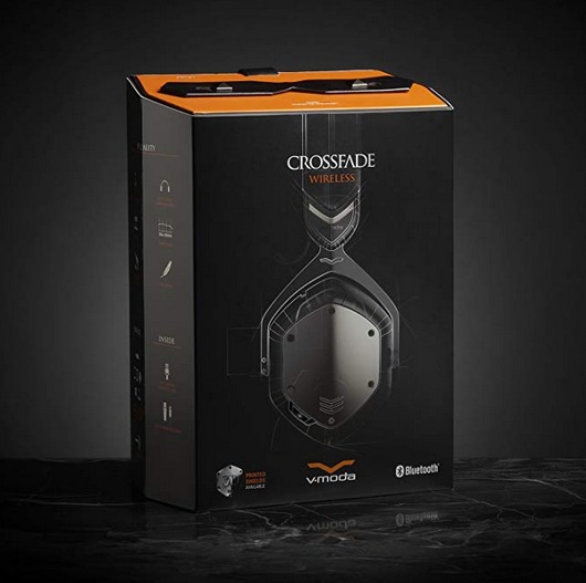 Gunmetal Black V-MODA Crossfade Wireless Over-ear Headphones