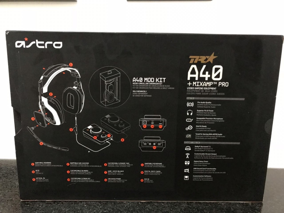 Headset Astro A40 Tr Tournament Ready Ps4 Pc Mac Promoção - R$ 849,90
