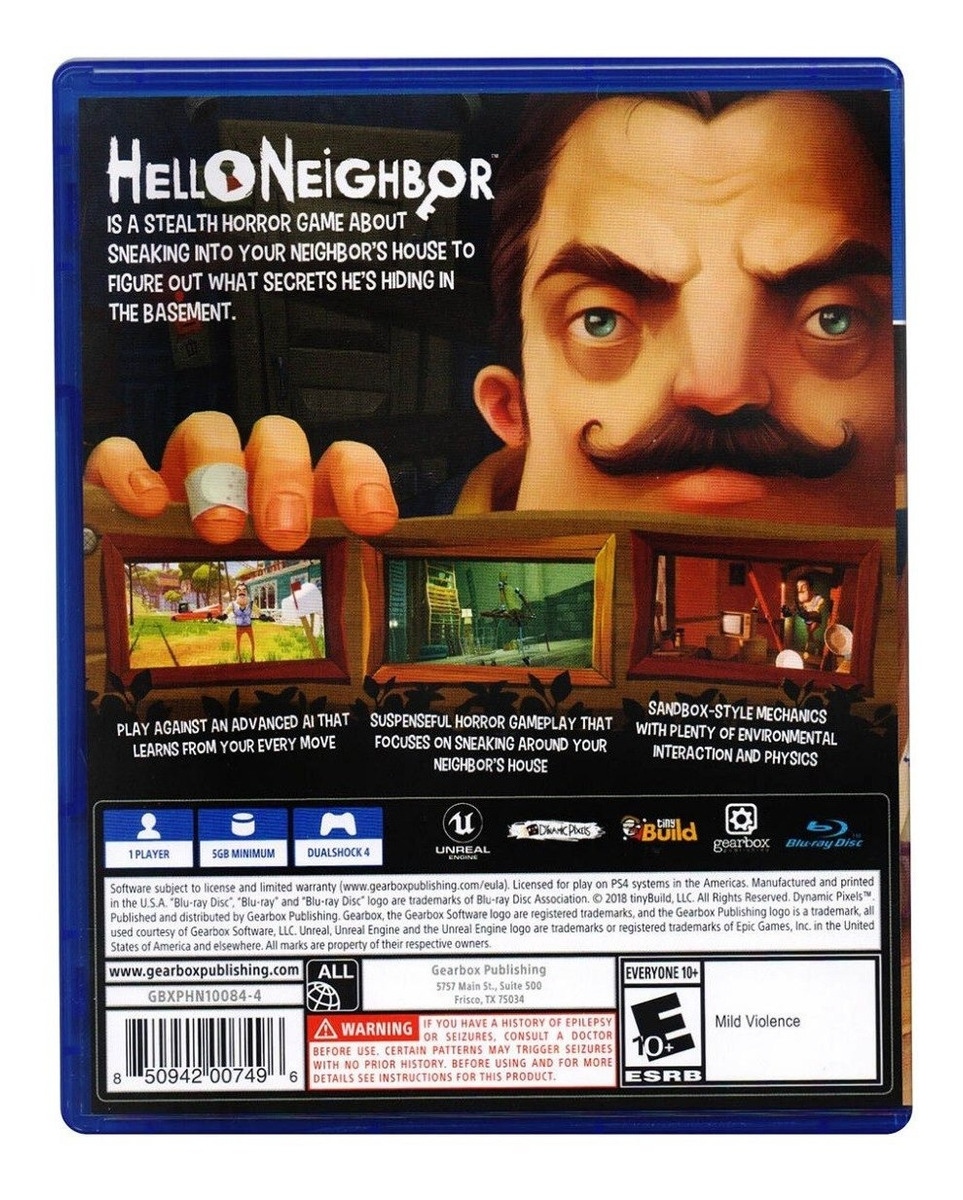 hello neighbor ps4