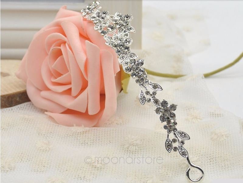 hermosa tiara cristales, bodas, quinceañeras bisutería fina