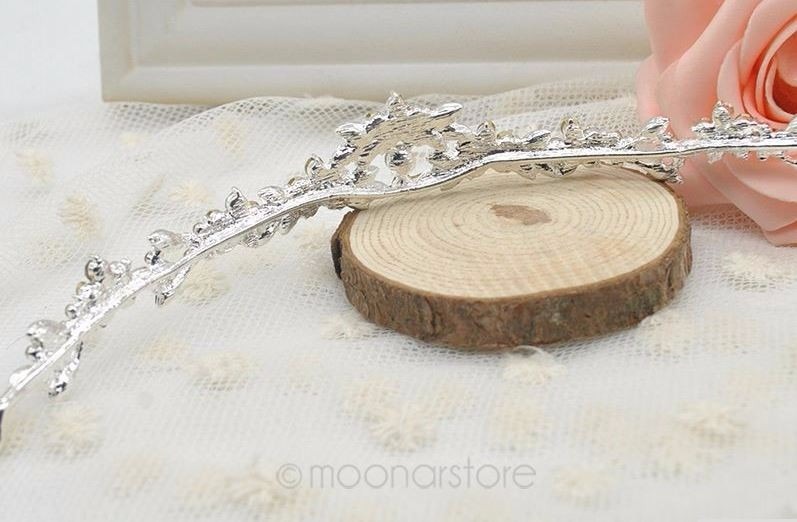 hermosa tiara cristales, bodas, quinceañeras bisutería fina