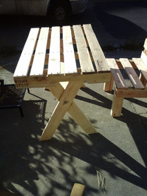 Plegable Mesa En Hermoso Con De Palet Sillones Juego YyImbgv76f
