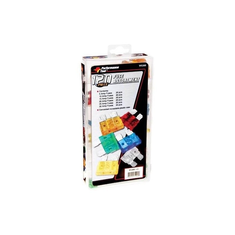 Performance Tool W5368 Performance Tool ATO Fuse Assortment 120 Piece