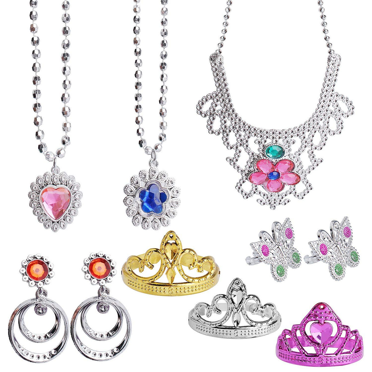 Piezas Princesa Pr 71 Juguete Hicdaw Niña Pretender Joyas qUGzMSVp
