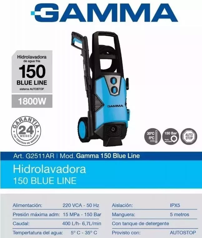 Hidrolavadora gamma 150