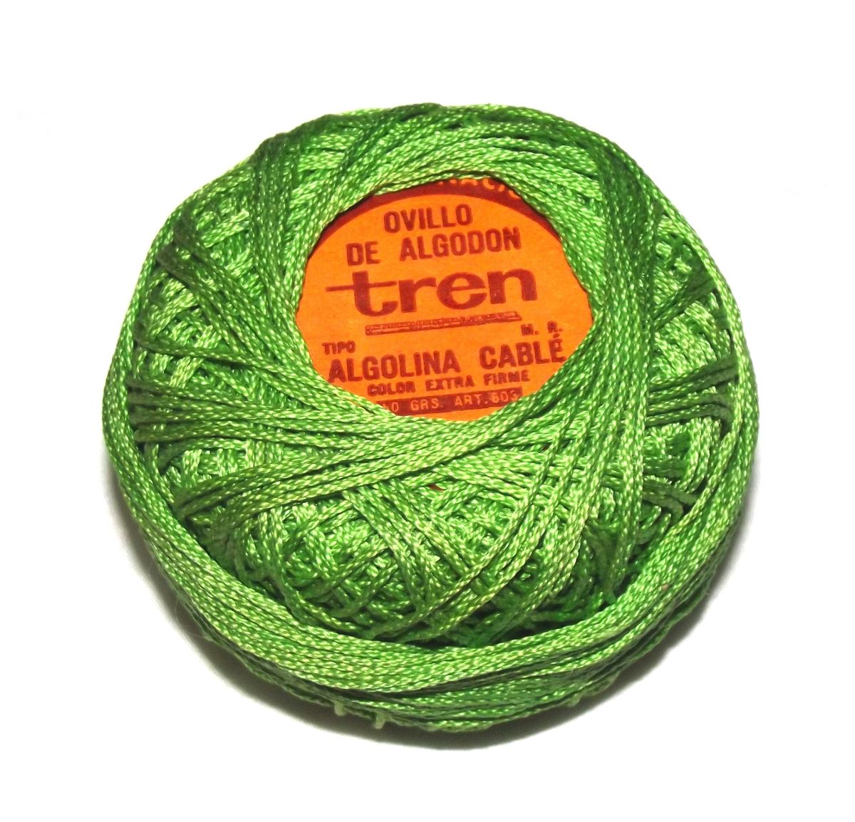 Hilo De Algodon Grueso Para Crochet Hilo Para Tejer Crochet Algodón Mercerizado Algolina 50gr - Bs. 15.635