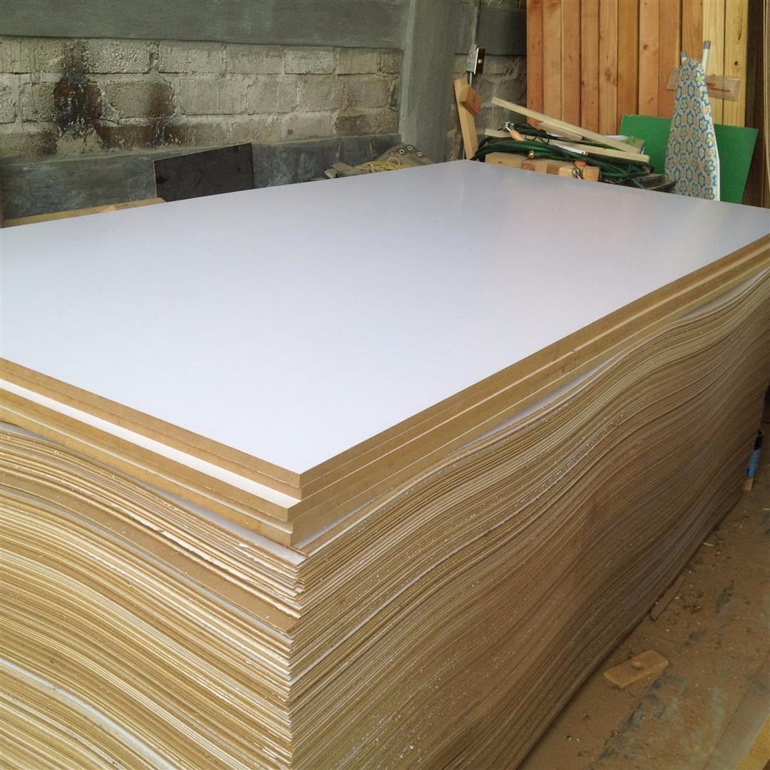 Hojas De Mdf Con Melamina Blanca 22x28cm Grosor 2.5mm 