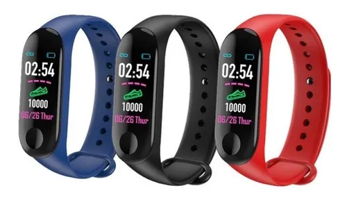 Hopemob Smart Band Watch M3 Ritmo Cardiaco Presion Podometro