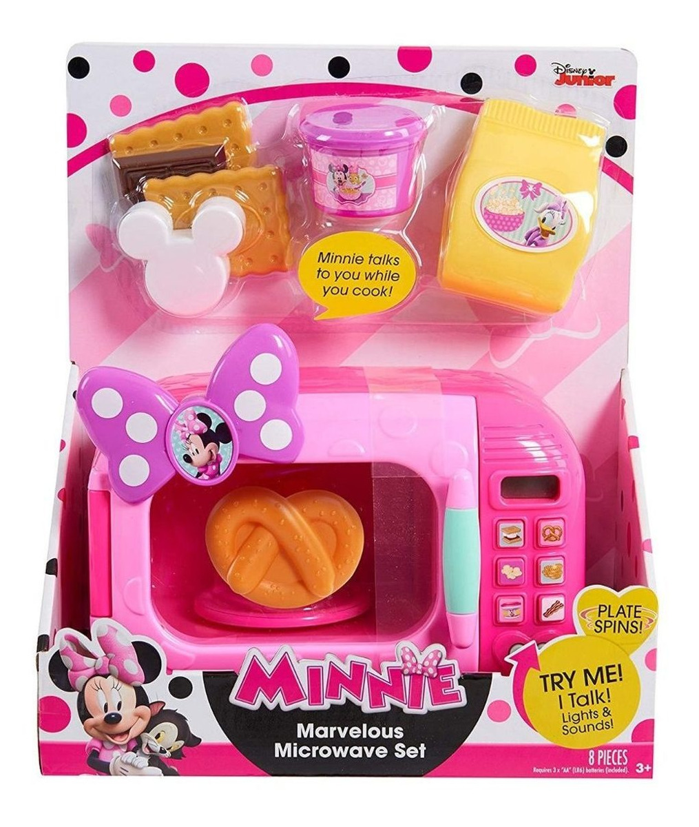 marea elefante parrilla Horno Microondas De Minnie Mouse De Juguete Para Niñas ...