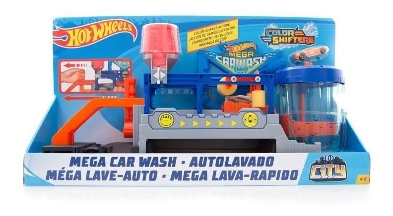 hot wheels city mega car wash