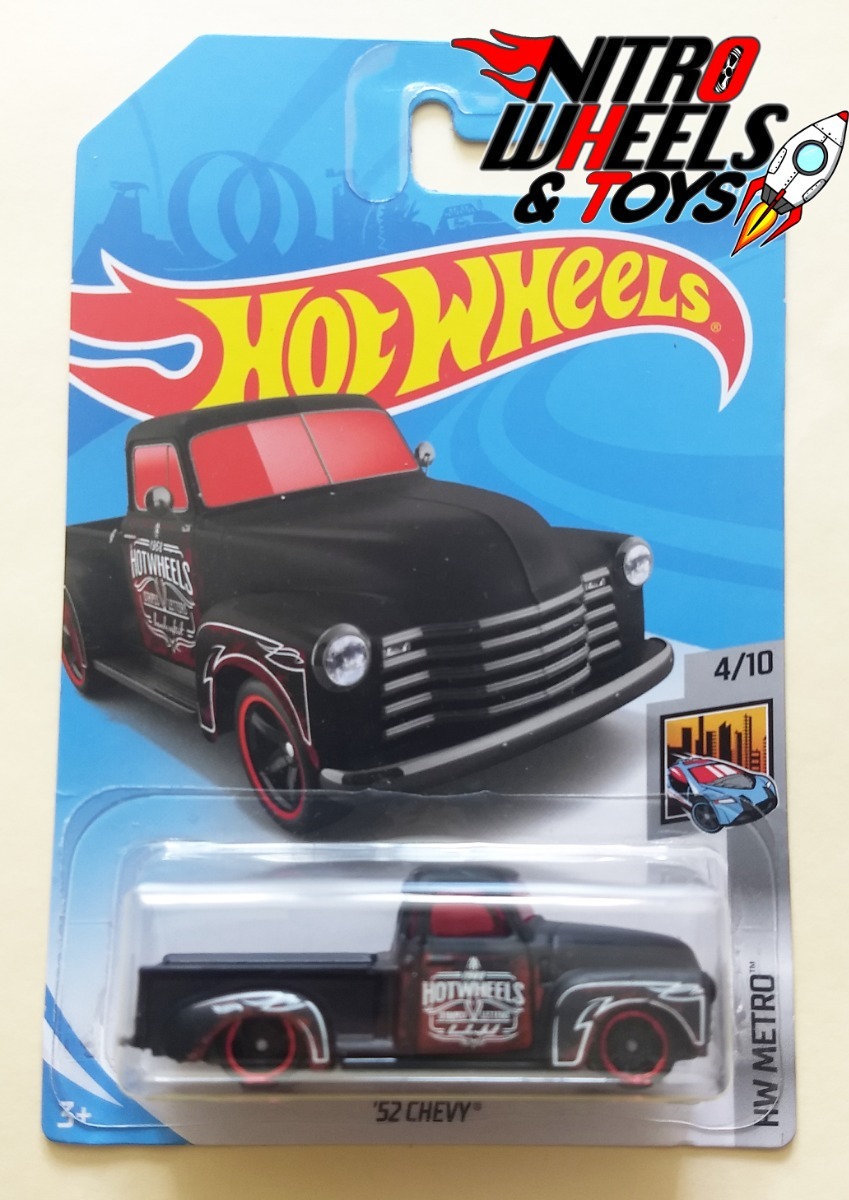 Hot Wheels Metro Chevy 52 Negra - $ 40.00 en Mercado Libre