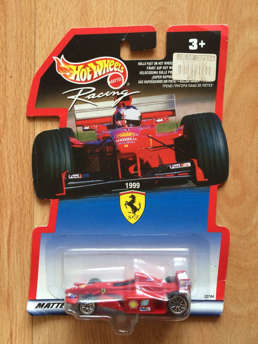 Hot Wheels Racing Grand Prix Ferrari F1 1999 . - $ 1,100.00 en Mercado