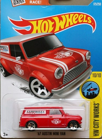 Hotwheels 2013 HW City /'67 Austin Mini Van blue