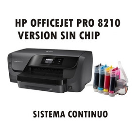 Hp Officejet Pro 8210 -versión Sin Chip - Sistema Continuo