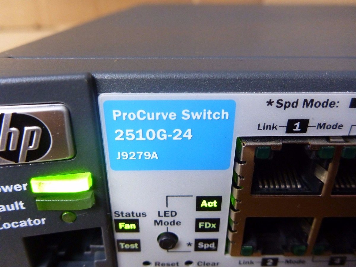 Hp Procurve J9279a 2510g-24 24-port Gigibit Switch W/ 4x Sfp - U$S 450