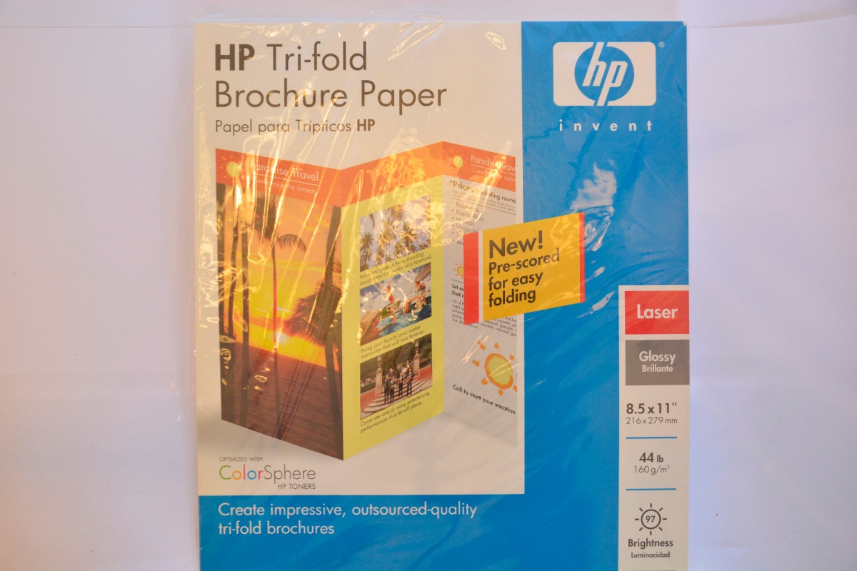 hp tri fold brochure