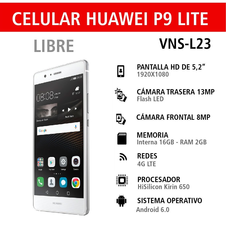 Huawei p9 lite caracteristicas