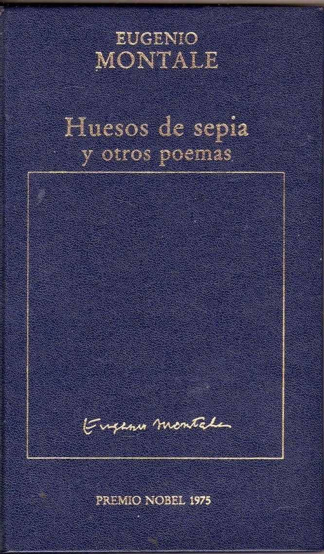 Resultado de imagen de portada huesos de sepia eugenio montale