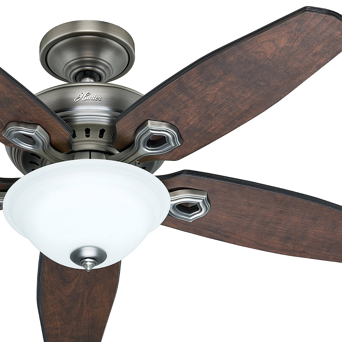 Hunter Fan 52 Antique Pewter Ceiling With A Frosted Pea Hunter Fan 52 Antique Pewter Ceiling With A Frosted Pea Cargando Zoom