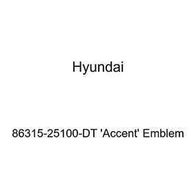 HYUNDAI Genuine 86319-22000-KR Accent GL Emblem
