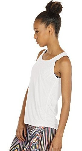 icyzone Camiseta Deportiva sin Mangas de Espalda Abierta para Mujer