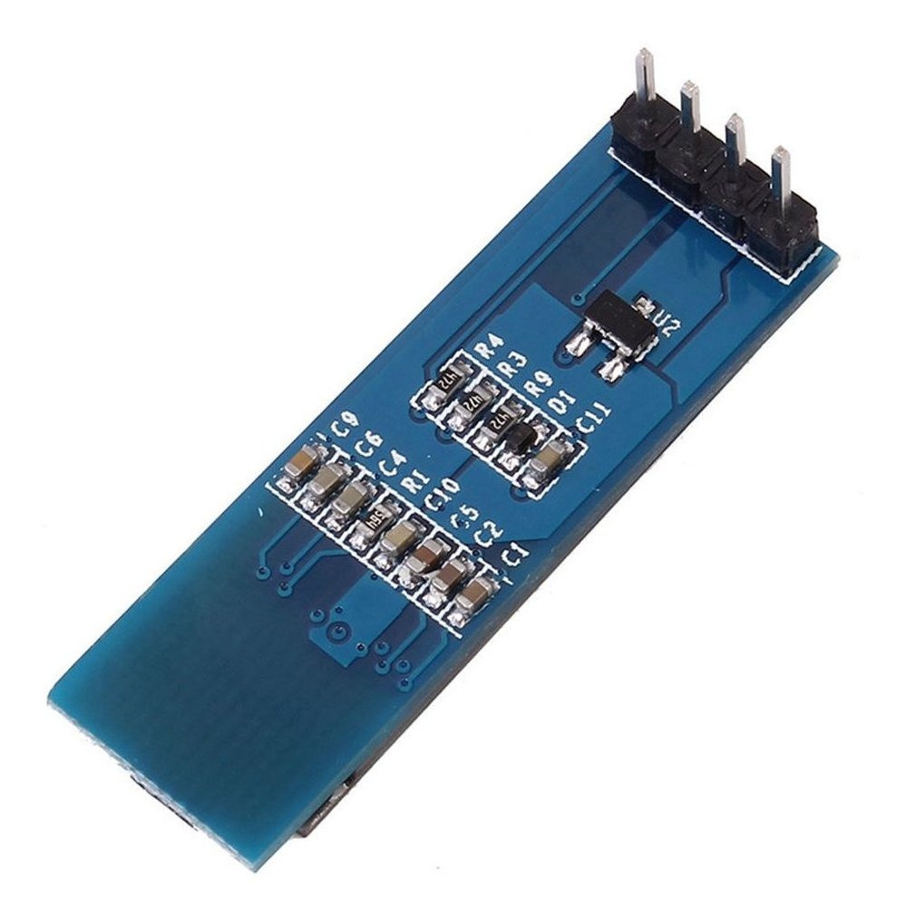 IIC I2C 0.91/" inch 128x32 White Blue OLED LCD Display Module For Arduino AVR PIC