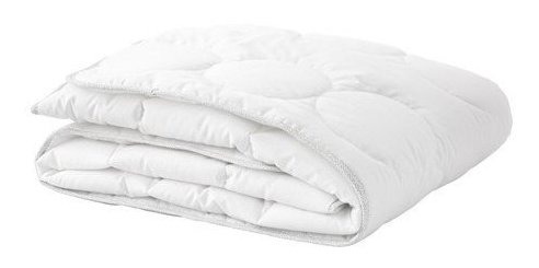 Ikea Lenast Crib Comforter White Gray 103 730 61 Size 43x49