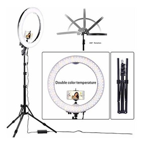 DLMPT Ring Make Up Light with Tripod Stand and Multifunction Phone Holders 3 Color Temperature Ringlight Make Up Light for Live Stream Makeup YouTube