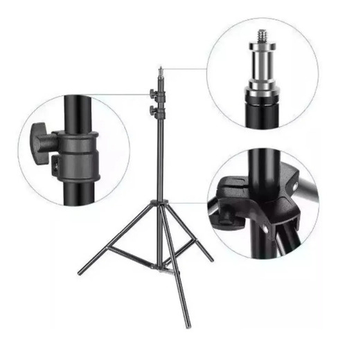 iluminador led ring light anel c trip 233 make selfie ring light camera app